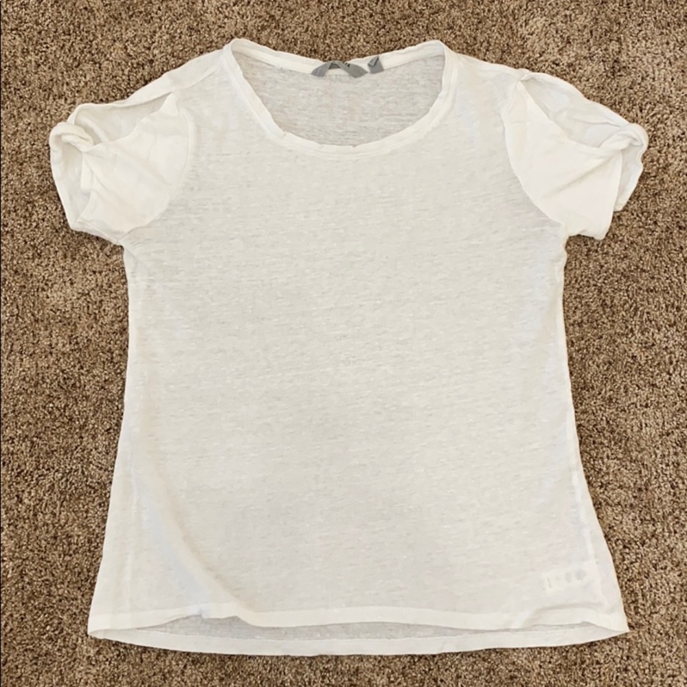 Athleta - White Linen Shirt - Size Small